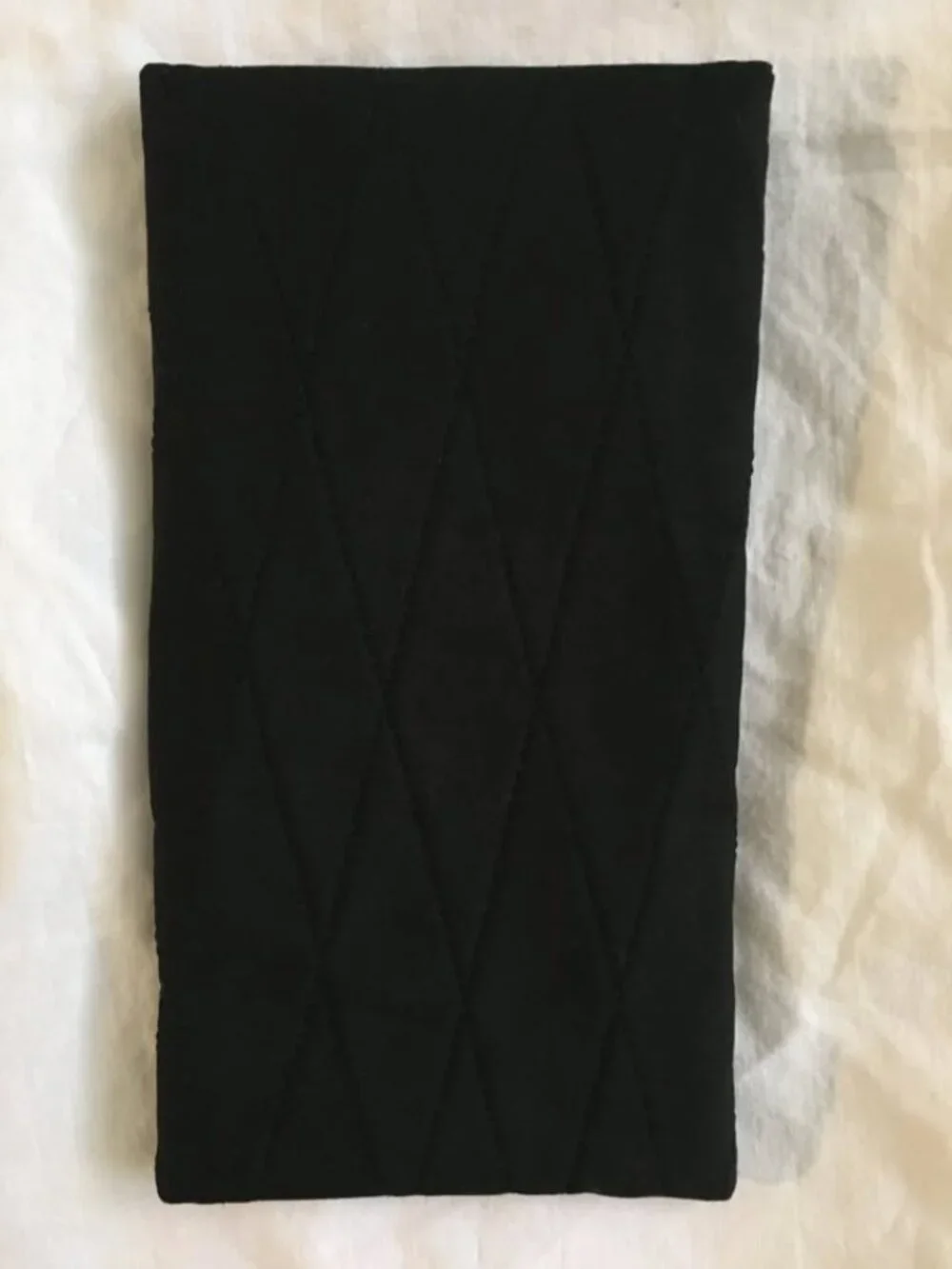 New Custom Made Black Quilted Cell Phone Makeup Case 8
